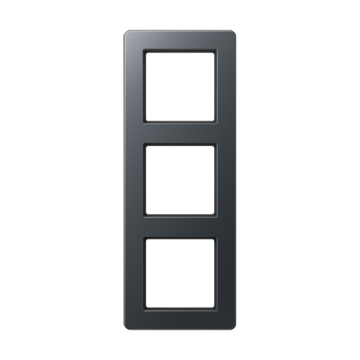 JUNG A Flow Матовый антрацит Рамка 3-ая для вертикальной и горизонтальной установки AF583BFANM