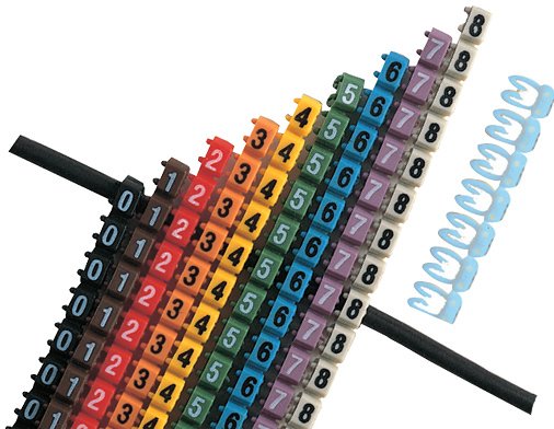 Купить IEK Маркер МКН комплект цифр "0-9" 2,5 мм2 (100шт/упак)