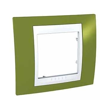 Купить SE Unica Хамелеон Фисташковый/Бел Рамка 1-ая MGU6.002.866