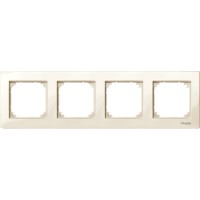 Купить SE Merten SM M-Plan Беж глянец Рамка 4-ая MTN515444