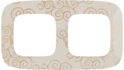 Купить Legrand Valena ALLURE Нарцисс золото Рамка 2-ая 754352