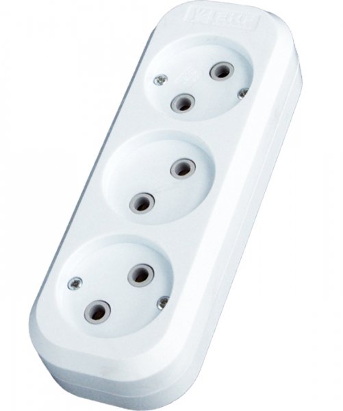 EKF PROxima Колодка 3 гн. 10А 2,2кВт б/з Эксперт