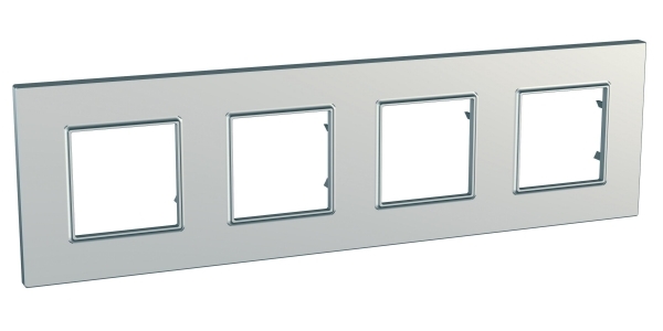Купить SE Unica Quadro Серебро Рамка 4-ая MGU6.708.55