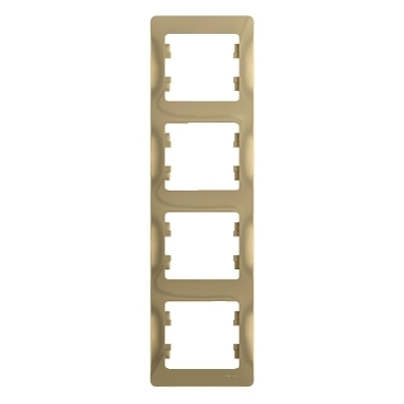 Systeme Electric Glossa Титан Рамка 4-ая, вертикальная