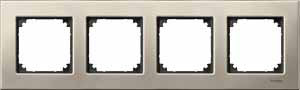 Купить SE Merten SM M-Elegance Титан Рамка 4-ая MTN403405