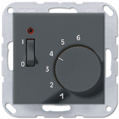 JUNG Матовый Антрацит Крышка для регулятора подогрева пола AFTR231PLANM