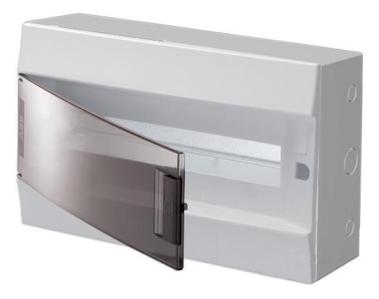 ABB Mistral41 Бокс настенный 18М прозрачная дверь (с клемм) 1SPE007717F9996