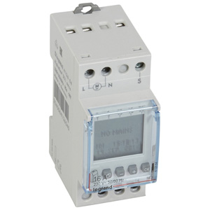 Купить Legrand Таймер годовой астрономический с электронным дисплеем 1 выход 412654