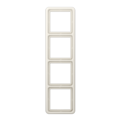 JUNG CD 500 Бежевая Рамка 4-ая CD584W