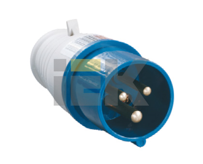 Купить IEK Вилка 013 2Р+РЕ 16А 220В IP44