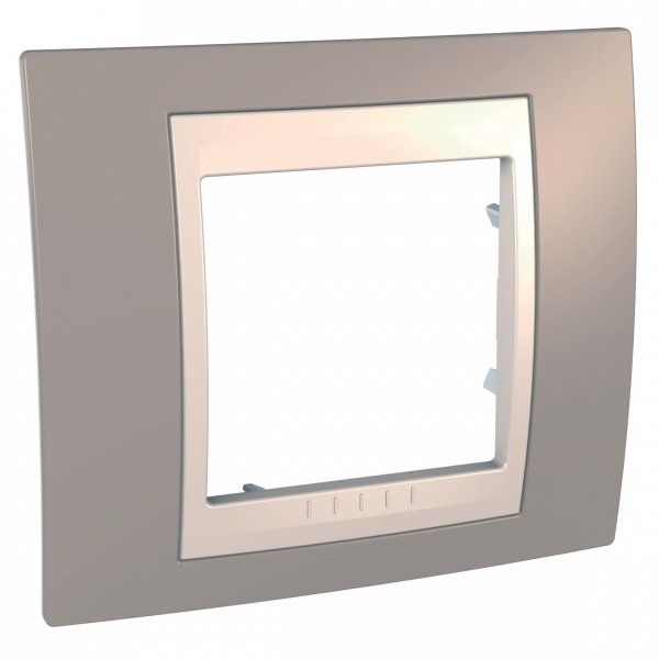 SE Unica Хамелеон Коричневый/Беж Рамка 1-ая MGU6.002.574