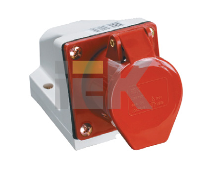 Купить IEK Розетка 115 стационарная 3Р+РЕ+N 16А 380В IP44
