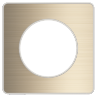 Купить SE Odace Полированная бронза/Бел Рамка 1-ая S52P802L