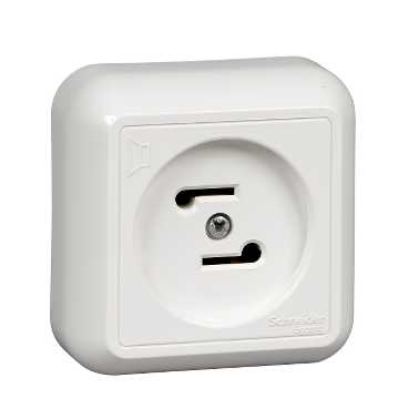 Купить SE Wessen Прима наруж Бел Розетка радио 30В 50-10000Гц (индивид.упак.) RPVA-BI