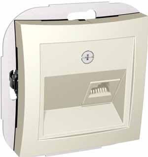 Купить SE Дуэт Беж Розетка компьютерная 1-ая RJ45 кат. 5e WDE000283