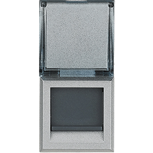 BT Axolute Алюминий Розетка компьютер RJ45 6 кат. UTP 1 мод HC4279C6