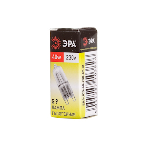 Купить ЭРА G9-JCD-40-230V-CL (галоген, капсула, 40Вт, нейтр, G9)