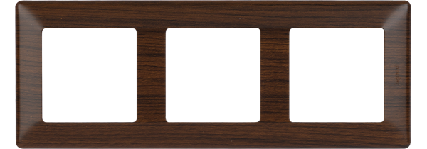 Купить Legrand Valena LIFE Темное дерево Рамка 3-ая 754173