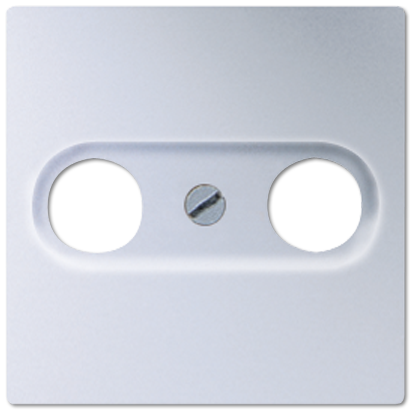 JUNG A 500 Алюминий Накладка TV-FM розетки A561PLTVAL