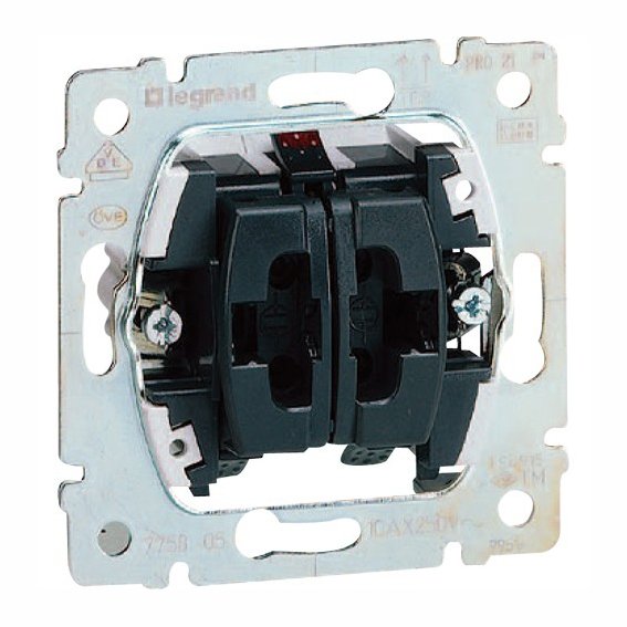 Купить Legrand PRO 21 Мех Выключатель 2-х клавишный 775805
