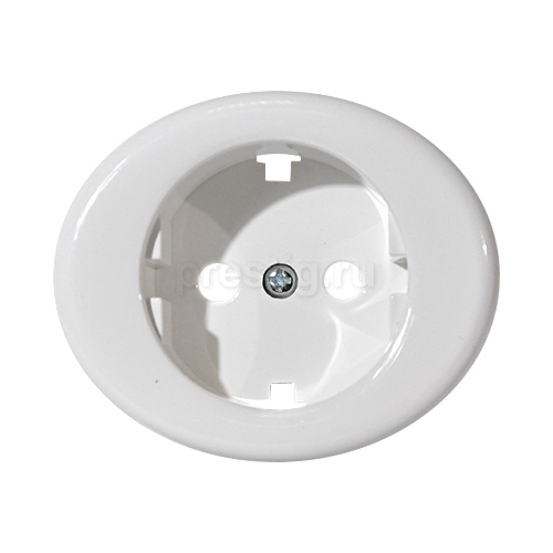 ABB NIE Tacto Бел Накладка розетки с/з 5588 BL