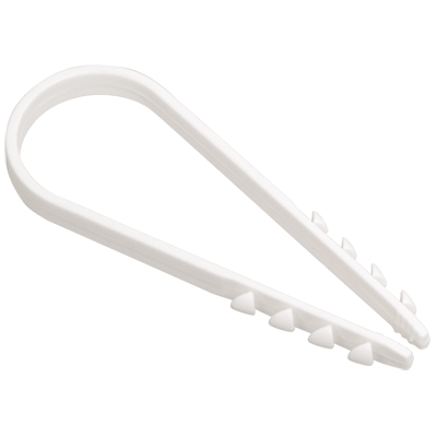 IEK Дюбель хомут 19-25мм нейлон белый (100шт) ИЭК UHH35-19-25-100*