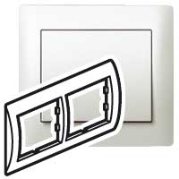 Купить Legrand Galea Life Жемчуг Рамка 2-я гориз 771502