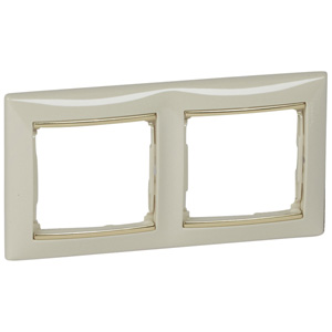 Купить Legrand Valena Крем/Золото Рамка 2-ая горизонт. 774152