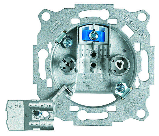 ABB NIE Мех Розетка TV-FM оконечная без фильтра 2CLA815000A1001