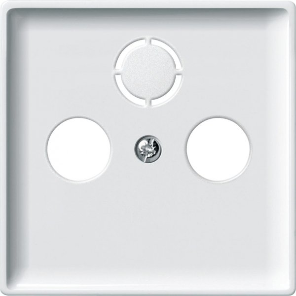 SE Merten SD Бел Накладка розетки TV-FM/TV-FM-SAT (термопласт) MTN294119