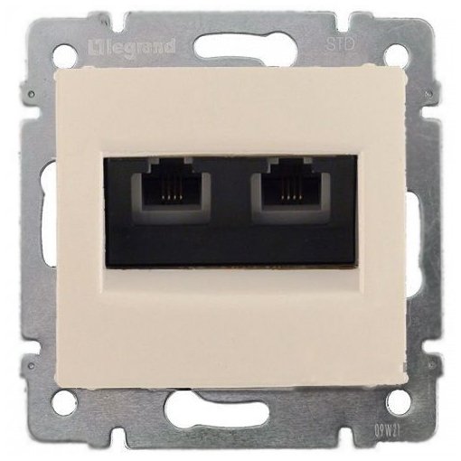 Купить Legrand Valena Крем Розетка ТЛФ 2-ая 774339