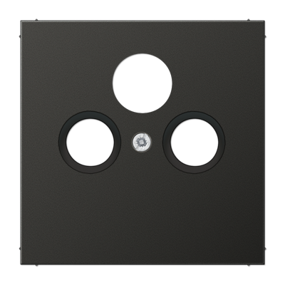 JUNG LS 990 Антрацит Накладка TV-SAT-FM розетки AL2990SATAN
