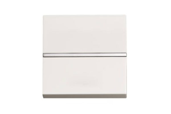 Купить ABB NIE Zenit Альпийский белый Механизм 1-кл.кнопки с клавишей без символа, 1 мод. 2CLA210470N1101