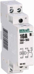 Купить Dekraft Модульный контактор 1НО+1НЗ 20А 230В МК-103