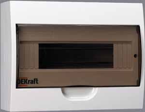 Купить Dekraft Корпус пластиковый навесной 12 мод. IP41 ЩРН-П-12
