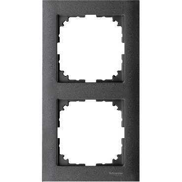 Купить SE Merten SM M-Pure Антрацит Рамка 2-ая MTN4020-3614