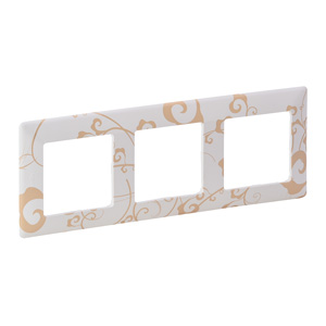 Купить Legrand Valena LIFE Ампир белый Рамка 3-ая 754103