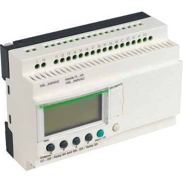 Купить SE Zelio Logic Интелектуальное реле 26 I/O 240V (AC) SR3B261FU