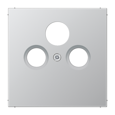 JUNG LS 990 Алюминий Накладка TV-SAT-FM розетки AL2990SAT