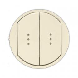 Legrand Celiane Беж Клавиша 2-ая с подсветкой 066211