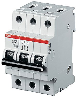 ABB Выключатель автоматический 3-полюсный S203P C50 2CDS283001R0504 ABB Выключатель автоматический 3-полюсный S203P C50 2CDS283001R0504