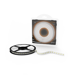 Gauss Лента LED 2835/120-SMD 9.6W 12V DC теплый белый IP66 (блистер 5м) 311000110