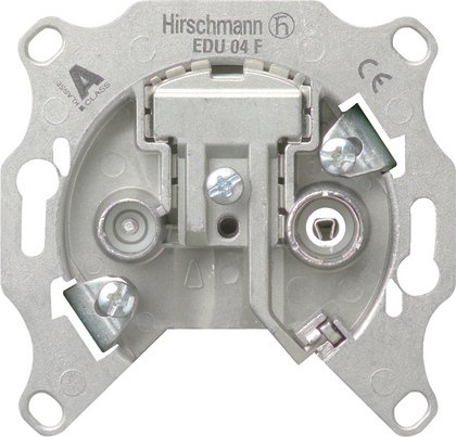 Gira Мех Розетка TV-FM оконечная, затухание 5дБ 004600