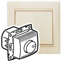 Legrand Valena Крем Светорегулятор поворотный 100-1000W для л/н, галог. ламп с обмоточным т-ром 774160