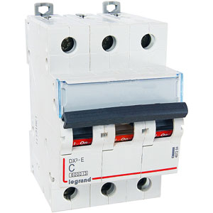Купить Legrand DX3-E Автоматический выключатель 3P 13А (С) 6000/6kA 407290
