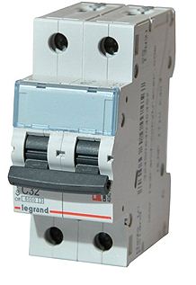 Купить Legrand TX3 Автоматический выключатель 2P 10A (С) 6000 404040