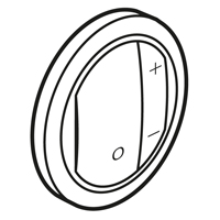 Купить Legrand Celiane2 Белый Накладка светорегулятора нажимного (механизмм 67083,67082,67080) 065083