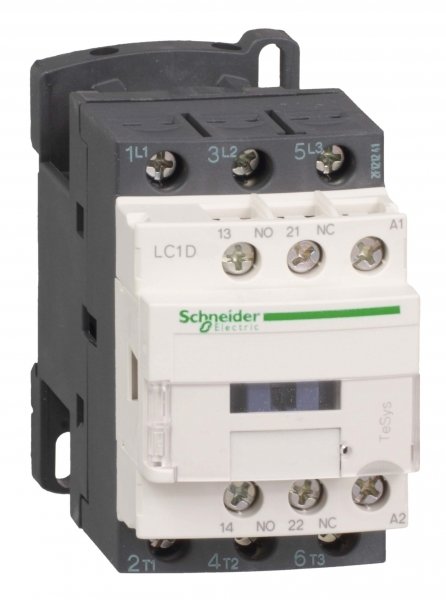 SE Contactors D Telemecanique Контактор 3Р 380В, 9A, 3НО сил.конт. 1НО+1НЗ доп.конт. катушка 230В АС LC1D09P7 SE Contactors D Telemecanique Контактор 3Р 380В, 9A, 3НО сил.конт. 1НО+1НЗ доп.конт. катушка 230В АС LC1D09P7