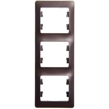 Купить SE Glossa Шоколад Рамка 3-ая, вертикальная GSL000807