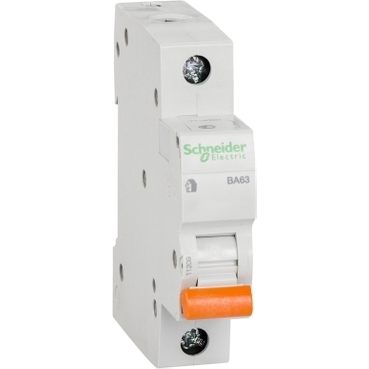 Купить SE Домовой ВА63 Автоматический выключатель 1P 63A (C) 4.5kA 11209